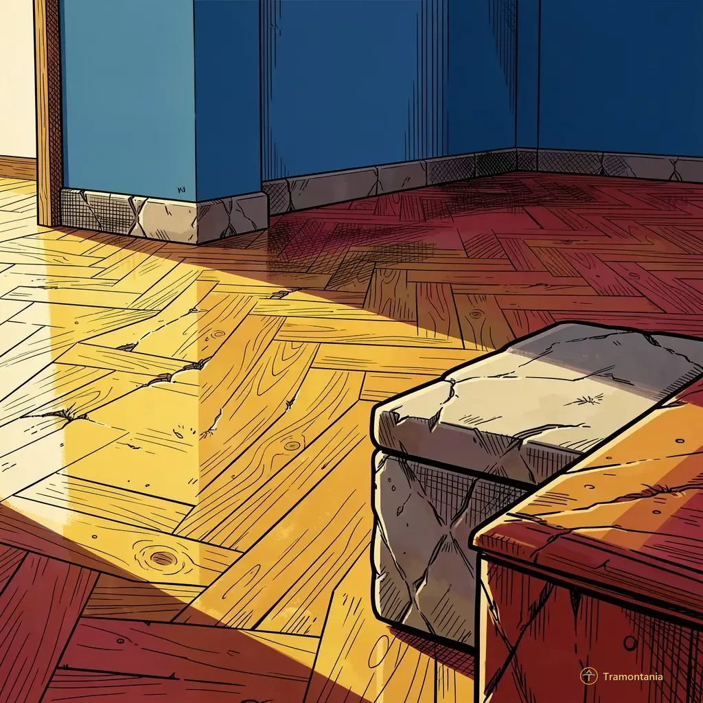 Plusieurs groupes s'activent autour de tables en bois remplies d'échantillons naturels et de fils colorés dans une grande salle d'atelier