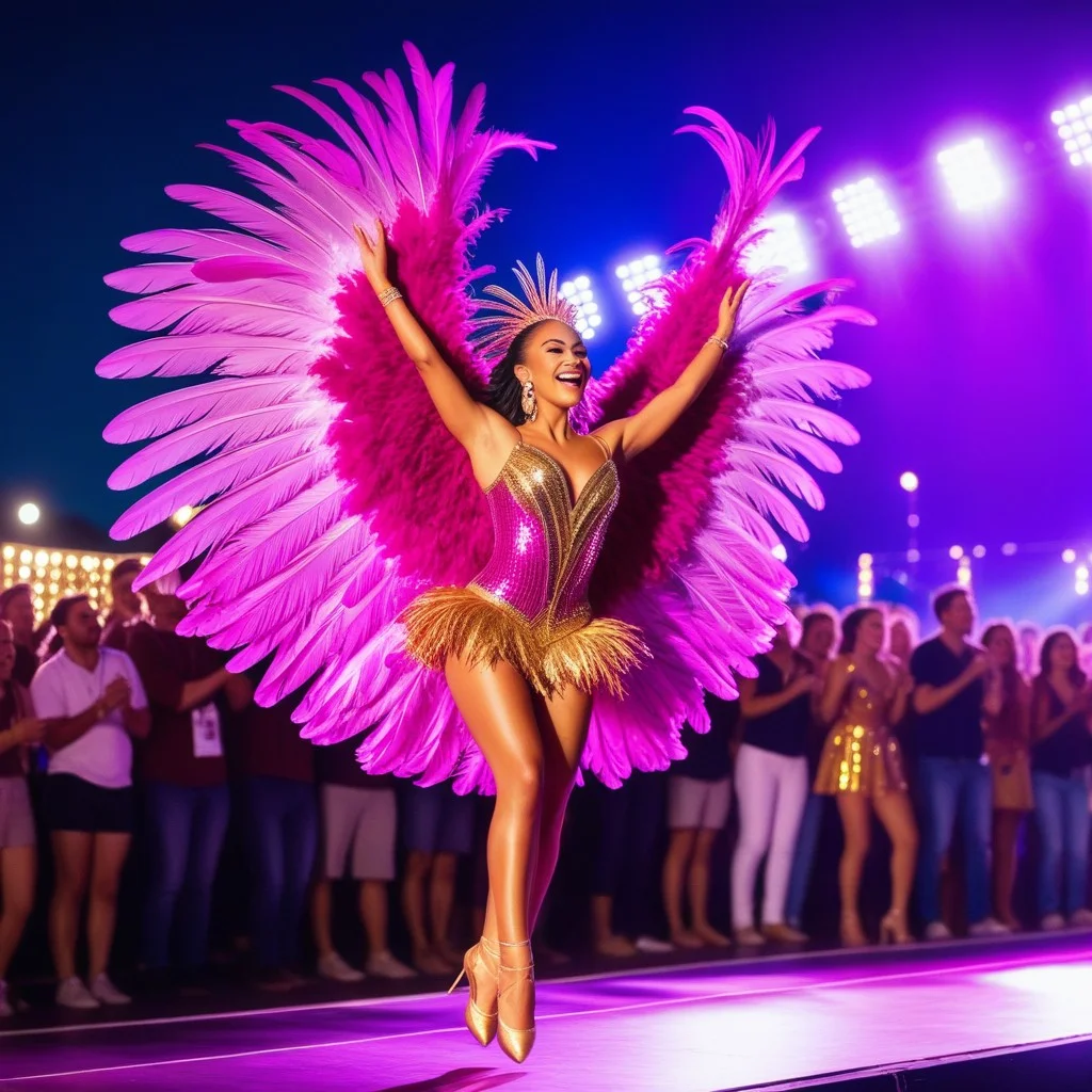 Canet-en-Roussillon : Dreams Girls illumine la place Charles Trenet