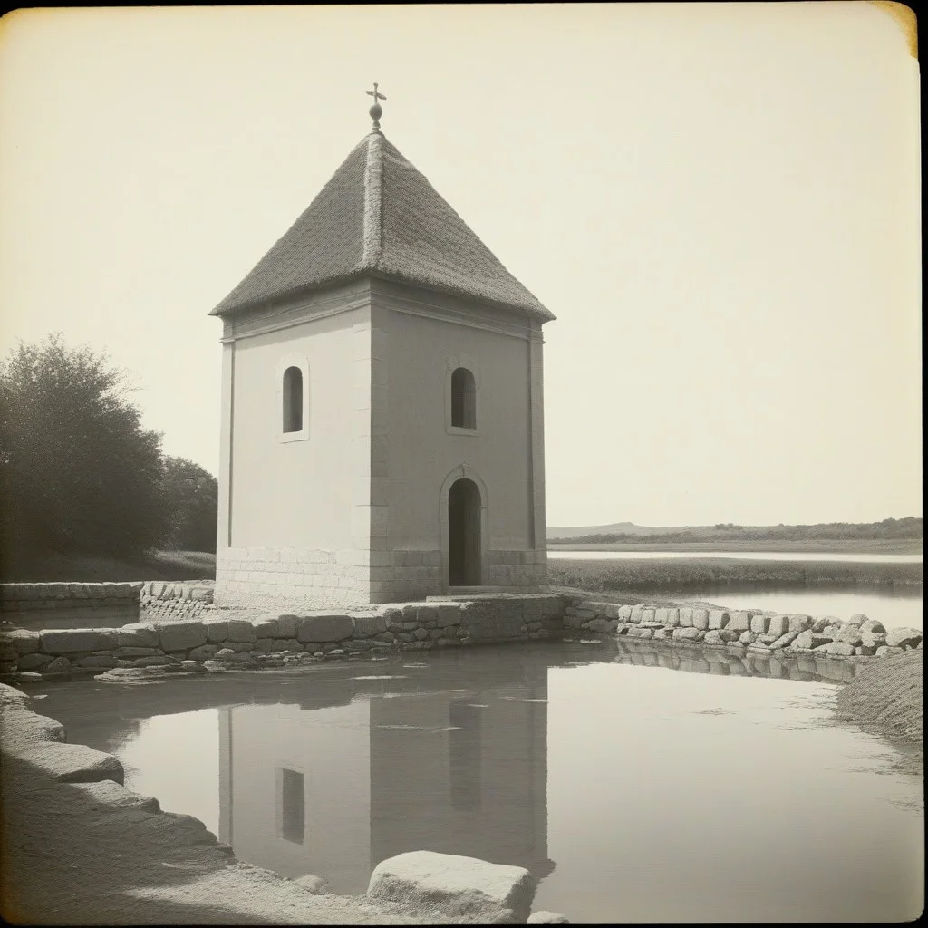Un vieux puits en pierre, sans pompe ni seau, recouvert d’une dalle de calcaire fendue par les racines d’un figuier sauvage. L’eau y est encore, noire et calme, reflétant le ciel d’août.
