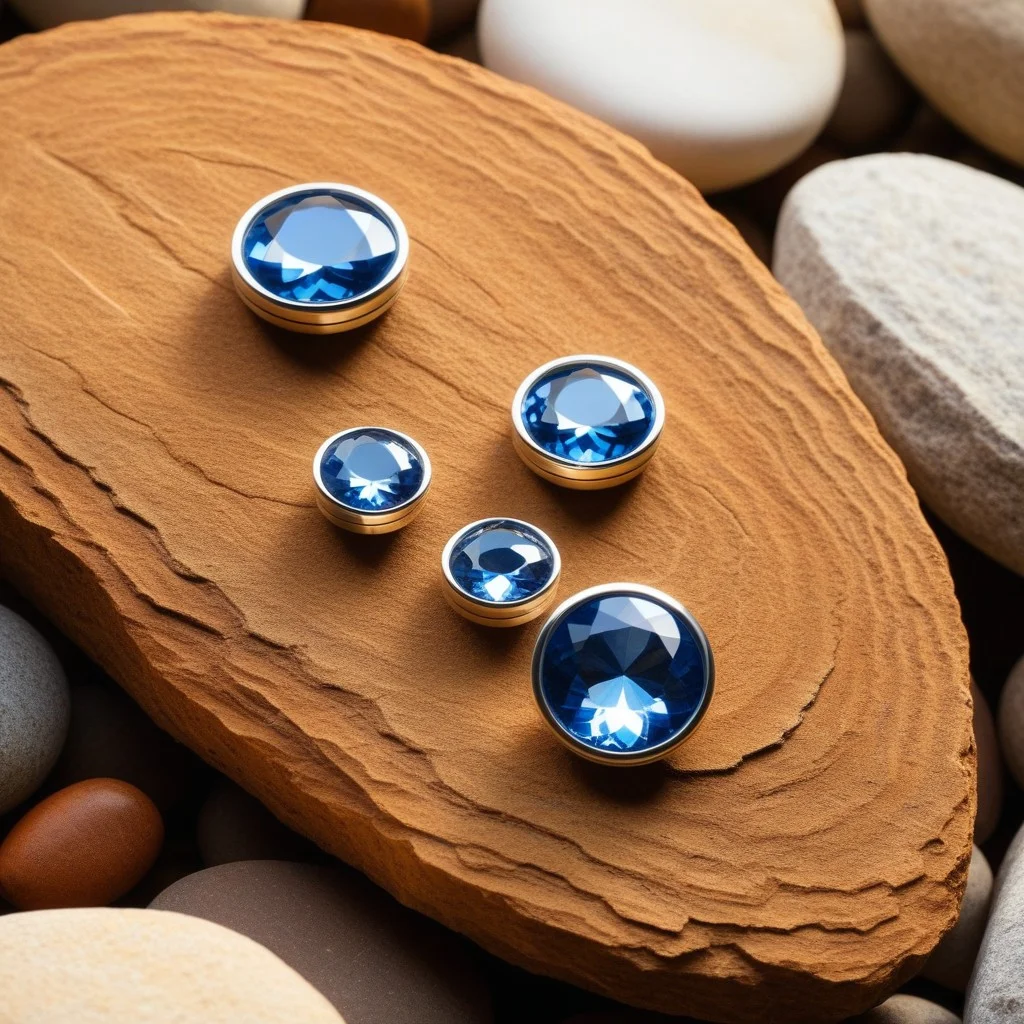 Plan serré sur une vieille paire de jumelles en métal usé, posées sur un rocher ou une pierre sèche. La lumière naturelle y crée des reflets sur les lentilles. On devine la texture du cuir ou du métal, évoquant l'usage régulier et la confiance de l'outil.