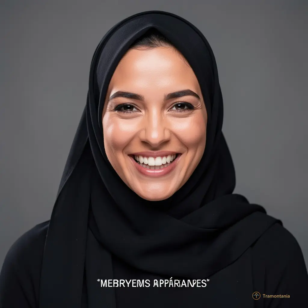 Photo promotionnelle de Meryem Benoua souriante mais avec un regard intense, évoquant le thème des apparences